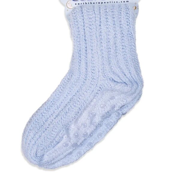 EARTH THERAPEUTICS 𝖢𝖮𝖹𝖸 𝖩𝖠𝖬Z𝖹𝗓™ with SHEA BUTTER Socks 🔵⚪ (2 Pairs) - Picture 4 of 14